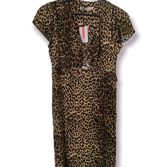 ⭐️Host Pick⭐️ 🆕 Oasis: US 8/UK 12: Leopard Print Midi Dress - Picture 4 of 15